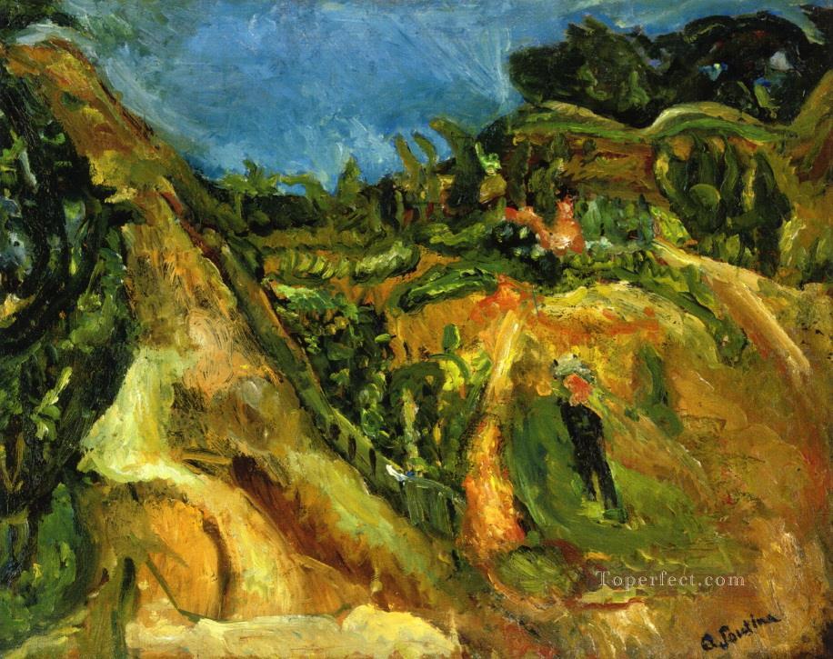 paisaje del mediodía Chaim Soutine Expresionismo Pintura al óleo